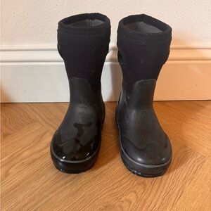 Bogs Kids Black Waterproof Boots